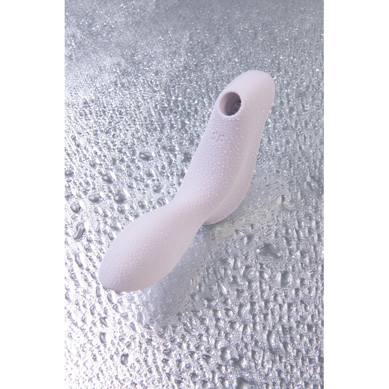 Вакуумный стимулятор клитора с вибрацией Satisfyer Curvy Trinity 2, сиреневый, 17,4 см