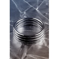Кольцо на пенис TOYFA Metal, серебряное, Ø 4,8 см