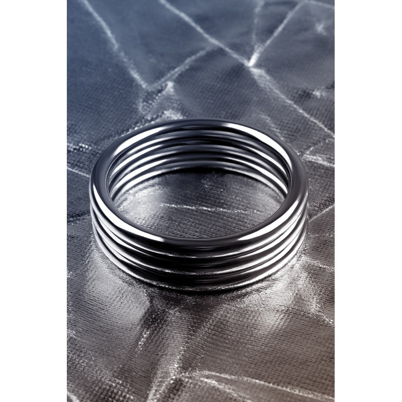 Кольцо на пенис TOYFA Metal, серебряное, Ø 4,8 см