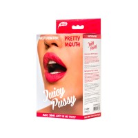 Мастурбатор реалистичный Juicy Pussy by TOYFA Pretty Mouth, рот и вагина, SoftSkin, телесный,17 см