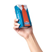 Презервативы Vizit, увеличенного размера, латекс, 18,5 см, 5,2 см, 12 шт.