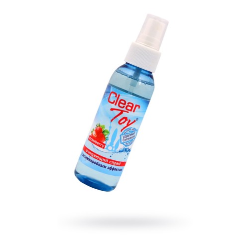 Очищающий спрей "CLEAR TOYS STRAWBERRY" с антимикробным эффектом, 100 мл