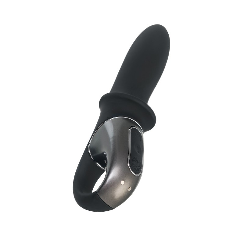 Фото  Анальный вибратор с нагревом Satisfyer Hot Passion Connect App, силикон, черный, 18 см