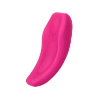 Клиторальный вибратор в трусики JOS FLIRTY, силикон, розовый, 9,3 см