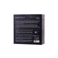 Стимулятор простаты Erotist Fifth, cиликон, черный, 14,1 см
