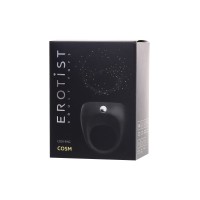 Виброкольцо Erotist Cosm, силикон, черный, 5.3 см, Ø 2,7 см