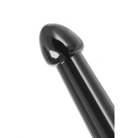 Нереалистичный фаллоимитатор Jelly Dildo L Toyfa Basic, TPE, черный, 20 см