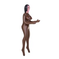 Кукла надувная Dolls-X by TOYFA Michelle, негритянка, с тремя отверстиями, 160 см