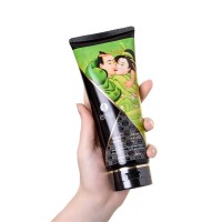 Массажный крем для тела Shunga «Груша и зеленый чай» (Pear&Exotic Green Tea), съедобный, 200мл