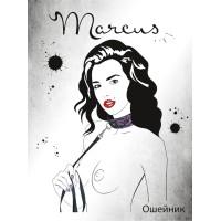 Кружевной ошейник TOYFA Marcus, розовый, 44,5 см