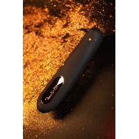 Нереалистичный вибратор WANAME D-SPLASH TSUNAMI, силикон, черный, 18,3 см