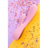 Нереалистичный вибратор Satisfyer Mono Flex Connect App, силикон, розовый, 20,4 см.