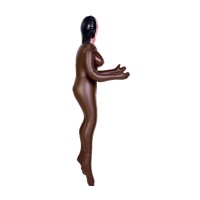 Кукла надувная Dolls-X by TOYFA Michelle, негритянка, с тремя отверстиями, 160 см