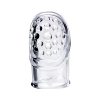 Комплект насадок на палец A-Toys by TOYFA Favi, TPE, прозрачный, 3,5 см