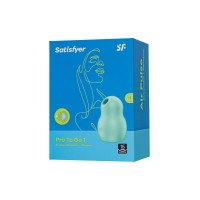 Вакуумный стимулятор клитора с вибрацией Satisfyer Pro To Go 1, мятный, 9 см