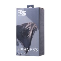 Трусики для страпона RealStick Strap-On Domino, PU кожа, чёрные