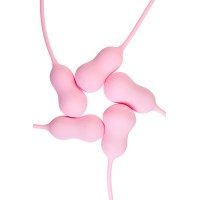 Набор вагинальных шариков Flovetta TULIPS, силикон, розовый, 5,3 см