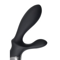Вибростимулятор-унисекс с подогревом Satisfyer Heated Climax+ Connect App, черный, 20,7 см
