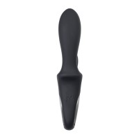 Вибростимулятор-унисекс с подогревом Satisfyer Heated Climax+ Connect App, черный, 20,7 см