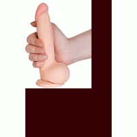 Реалистичный вибратор RealStick Elite Alfonso, TPR, телесный, 18,5 см