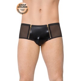 Шорты мужские с замочками SoftLine Collection, черный, M/L