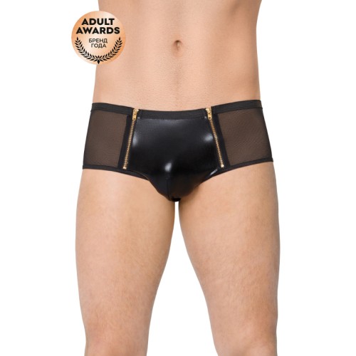 Шорты мужские с замочками SoftLine Collection, черный, M/L