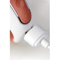 Нереалистичный вибратор Satisfyer Master, силикон, бежевый, 23,5 см.