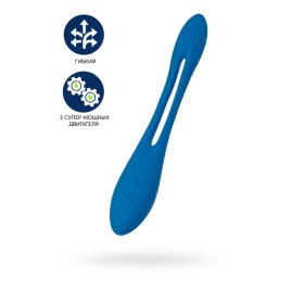 Многофункциональный вибратор для пар Satisfyer Elastic Game, синий