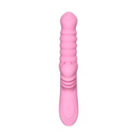 Вибратор JOS Lixy, с функцией Up&Down, силикон, розовый, 23 см
