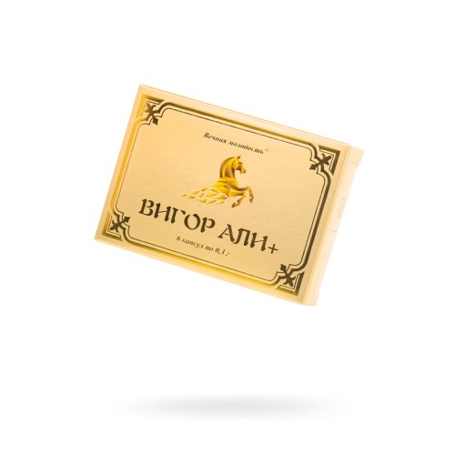 Капсулы для мужчин «Вигор Али +», для усиления эрекции, 6 шт.