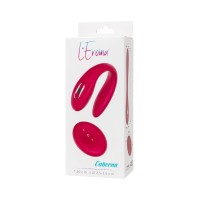 Многофункциональный вибратор L'EROINA Caberna, силикон, бордовый, 20 см
