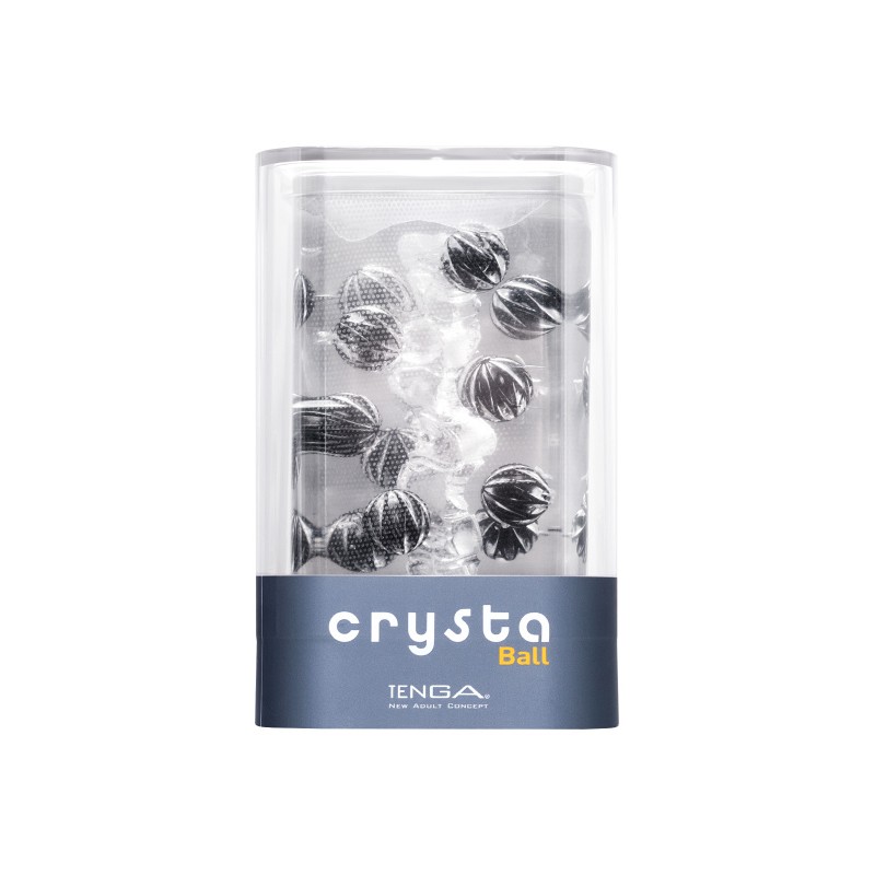Нереалистичный мастурбатор TENGA Crysta  Ball, TPE, прозрачный, 15,5 см