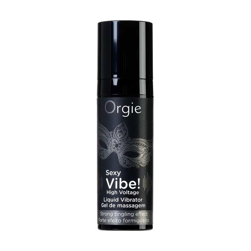 Гель для массажа ORGIE Sexy Vibe High Voltage с усиленным эффектом вибрации, 15 мл