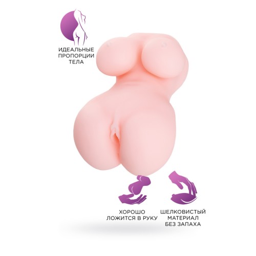 Мастурбатор реалистичный TOYFA Juicy Pussy Babycakes, TPE, телесный, 14,5 см