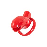 Пояс верности мужской Black&Red by TOYFA, ABS пластик, красный, 10 см