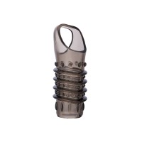 Насадка ToyFa XLover, для увеличения размера, TPE, черная прозрачная, 10,5 см