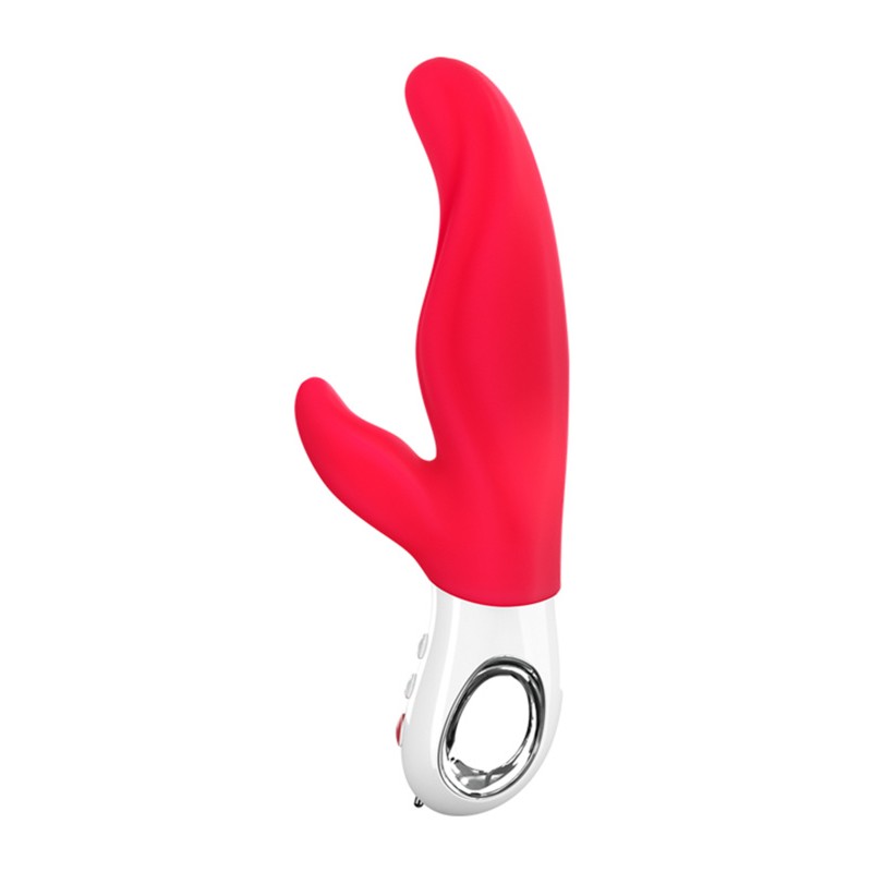Вибратор Fun Factory LADY BI, силикон, красный, 22 см