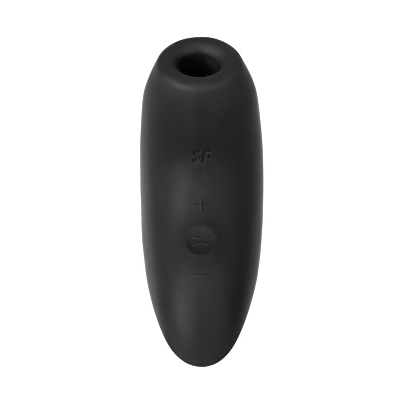 Вакуум-волновой стимулятор клитора Satisfyer Magnetic Deep Pulse, силикон, черный, 11,6 см