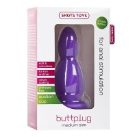 Анальная втулка Medium Buttplug фиолетовая