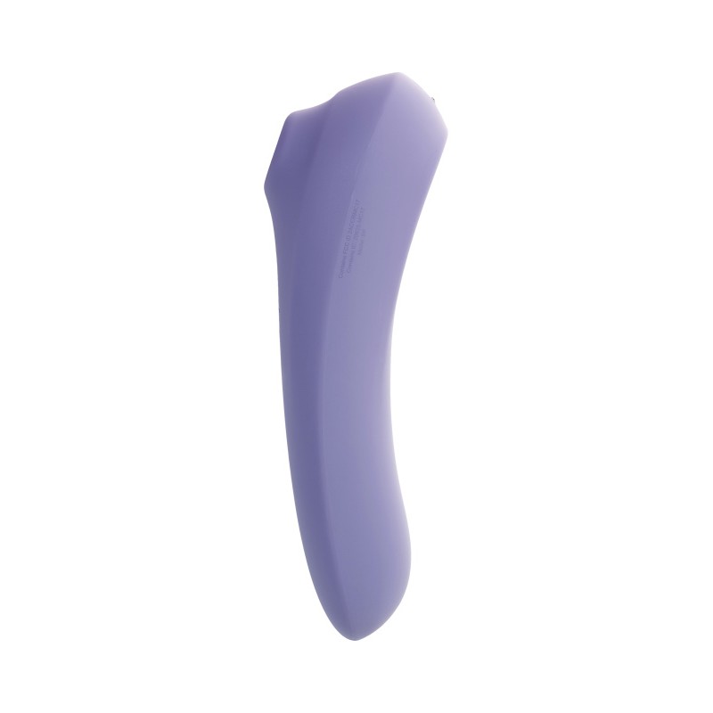 Вакуум-волновой стимулятор клитора Satisfyer Dual Pleasure Connect App, силикон, сиреневый, 17,9 см
