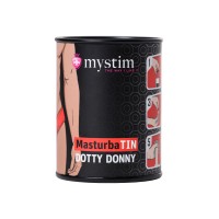 Мастурбатор MasturbaTIN Dotty Donny, TPE, белый, 4,5 см