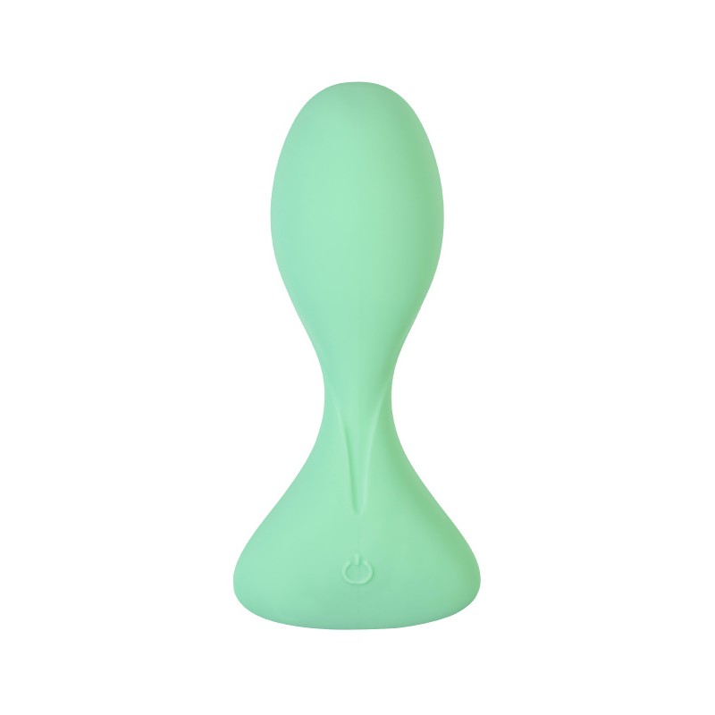 Анальная вибровтулка Satisfyer Trendsetter Connect App, зеленая, 11,3 см