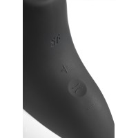 Вакуум-волновой стимулятор клитора Satisfyer Magnetic Deep Pulse, силикон, черный, 11,6 см