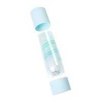 Нереалистичный мастурбатор TENGA SPINNER  PIXEL SPECIAL SOFT, TPE, голубой, 14 см
