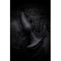 Анальная втулка Erotist Hurricane с эффектом римминга, силикон, черный, 14 см