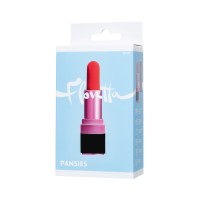 Минивибратор Flovetta PANSIES, ABS пластик, черный, 9 см