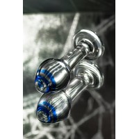 Анальная втулка Sexus Glass, стекло, прозрачная, 11,5 см, Ø 4 см