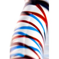 Двусторонний фаллоимитатор Sexus Glass, стекло, прозрачный, 21 см