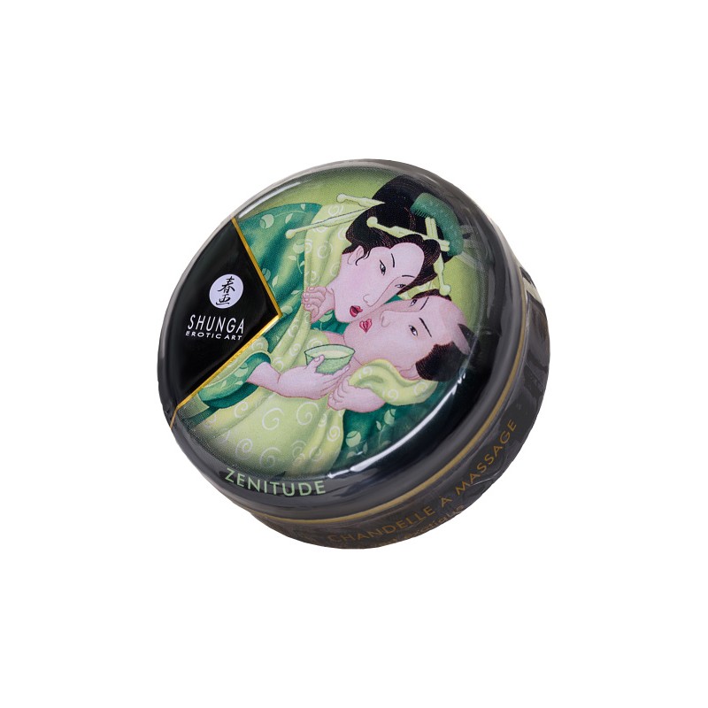 Массажное аромамасло в виде свечи Shunga «Спокойствие. Зеленый чай»(Zenitude.Exotic Green Tea), 30мл