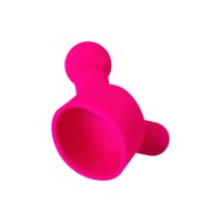 Насадка для массажера Love Magic, силикон, розовая, 6 см